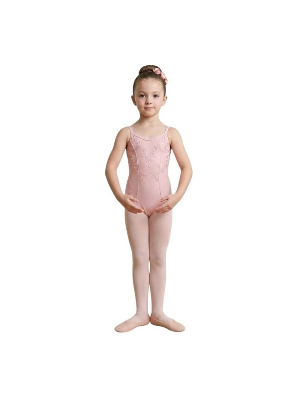 ABT Pink Leather Ballet Slippers Girls 1.5